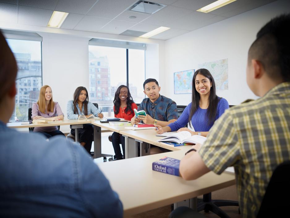 Image of Nadia Esmail, a Continuing Education at George Brown College graduate in action.